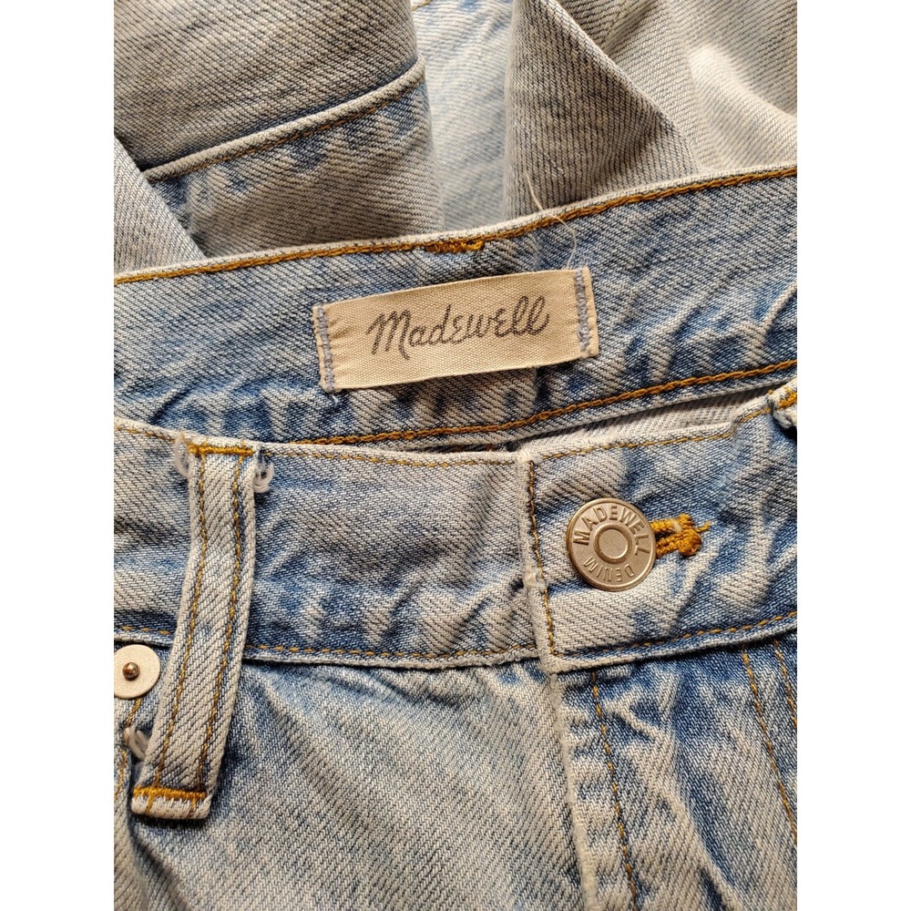 Madewell Perfect Summer Jean Light Wash Denim Size 26‎ Tapered Leg Discontinued - Picture 11 of 15